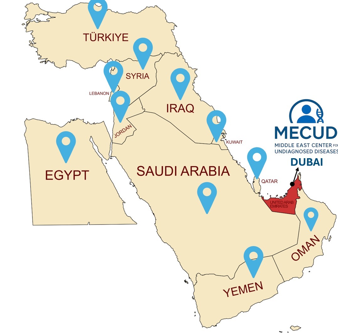 MECUD Regional Recruitment Network Map